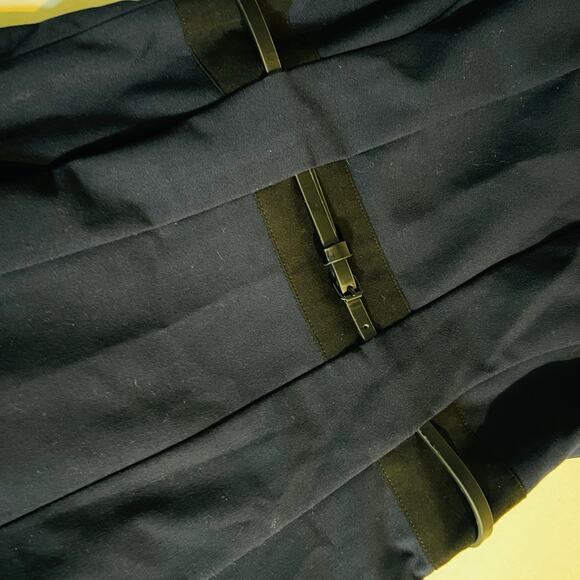 Calvin Klein Navy Sleeveless Belted Dress Size 2 - Picture 6 of 8